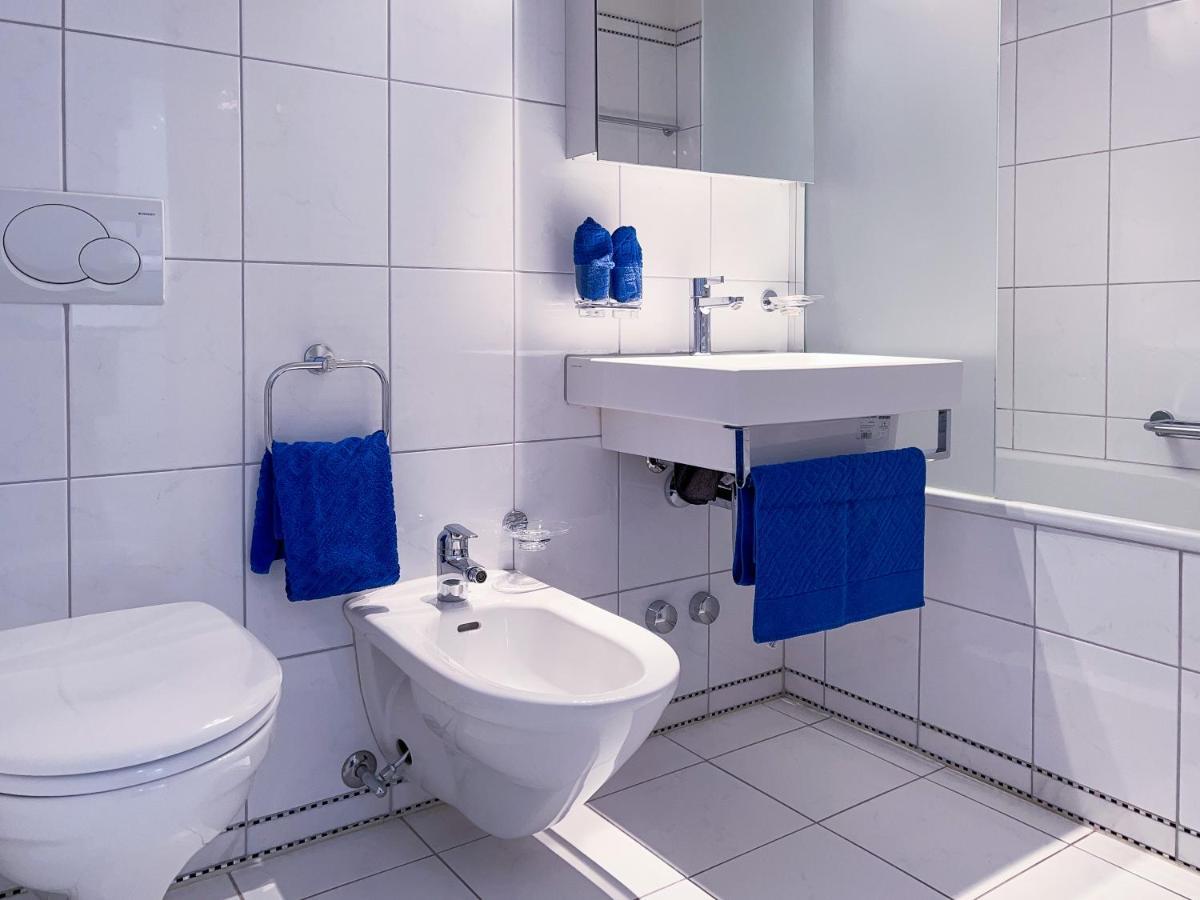 Designer Kueche - Suedbalkon - Tg-Stellplatz - Wlan Apartamento São Moritz Exterior foto